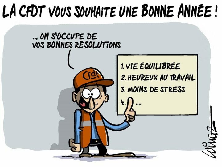 La CFDT vous souhaite une bonne année 2024